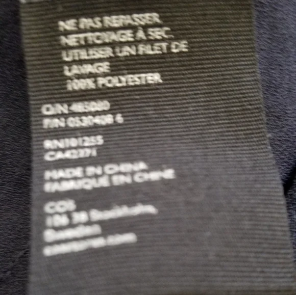 COS Navy Blue Sleeveless Maxi Dress - Picture 15 of 15